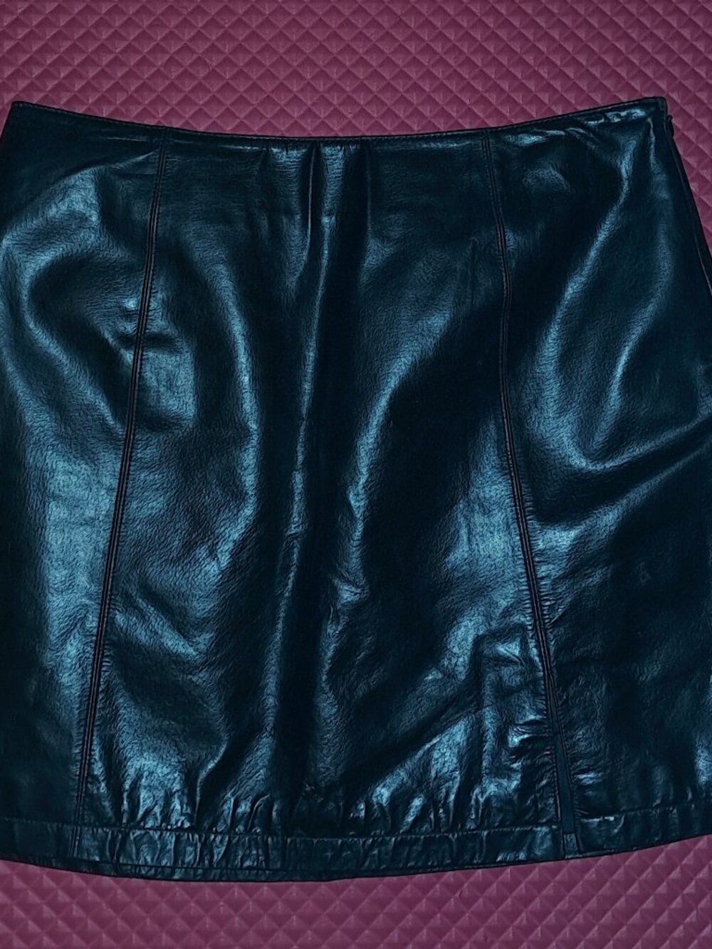 COPPER KEY 100% Genuine Leather Never Used Hot Mini Skirt